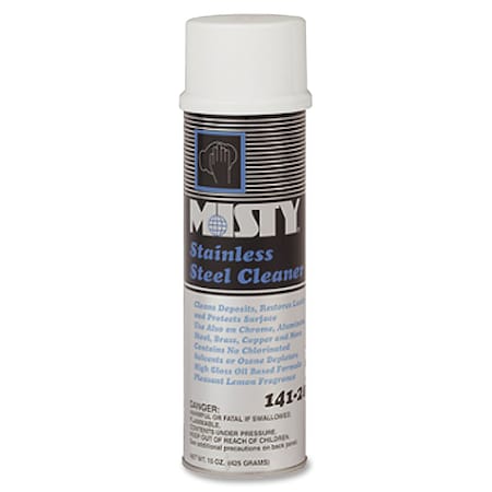 Misty Stainless Steel Cleaner, Lemon Fragrance BK/SR, PK 12 AMR1001541CT